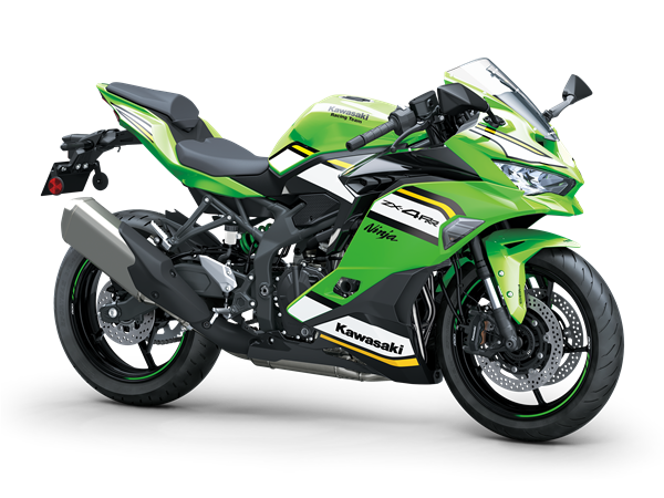 Grüne Kawasaki Ninja ZX-4RR